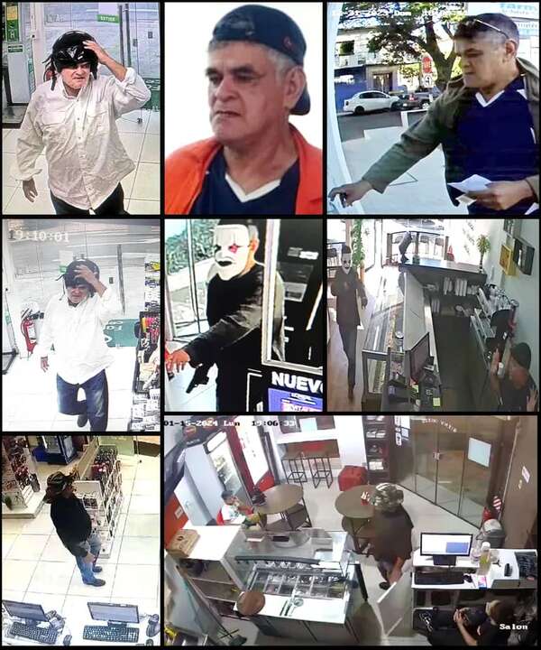 Veterano delincuente cambiaba de vestimenta en cada asalto para “despistar” - Policiales - ABC Color