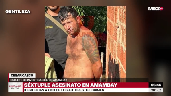 Asalto, secuestro y homicidio: El prontuario del detenido por la masacre en Amambay - Megacadena - Diario Digital