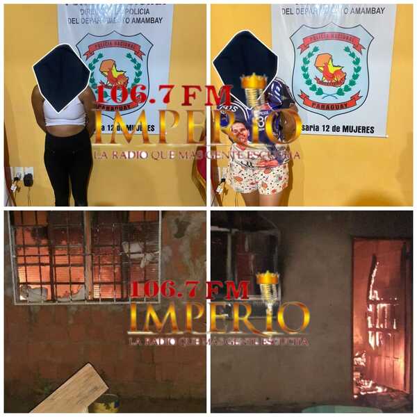 Vecinas pelean e incendian vivienda una de otra en Cerro Cora'i - Radio Imperio 106.7 FM