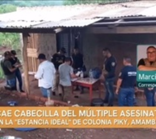 Cae presunto líder del grupo que ejecutó a 6 personas en Amambay - Paraguay.com