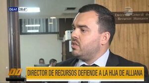 Director de RRHH defiende a la hija de Alliana | Telefuturo