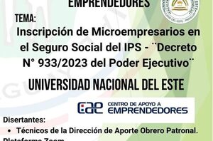 Realizarán capacitación sobre inscripción al seguro social de Microempresarios