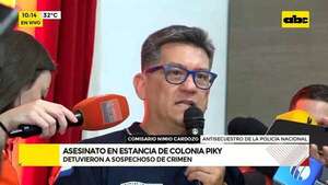 Video: detienen a sospechoso de crimen ocurrido en estancia de Colonia Piky, Amambay  - ABC Noticias - ABC Color
