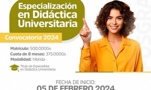 Lanzan convocatoria para posgrado de Didáctica Universitaria en la UNE