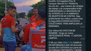 Doña que no pagó a delivery le bombardea con mensajes