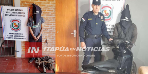 HACE DÍAS ABANDONÓ LA PENITENCIARÍA Y NUEVAMENTE FUE ATRAPADO POR HURTO - Itapúa Noticias