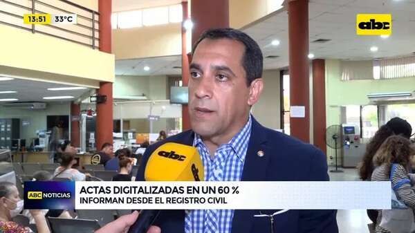 Video: Actas digitalizadas en un 60 % - ABC Noticias - ABC Color