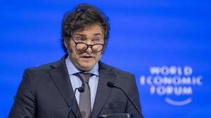 Milei llamó "héroes" a empresarios en Davos y afirmó que el "Estado es el problema"