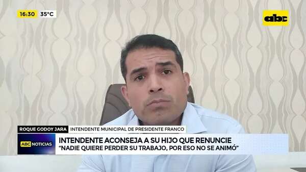 Video: Intendente aconseja a su hijo que renuncie - ABC Noticias - ABC Color