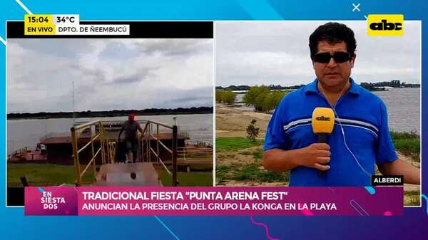 Video: Tradicional fiesta playera “Punta Arena fest” - ABC TV - ABC Color