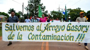 Los pobladores de Paso Yobái exigen poner fin a contaminación de arroyos
