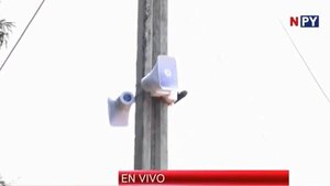 Vecinos de Luque instalan parlantes con alarma ante ola de inseguridad - Radio Imperio 106.7 FM