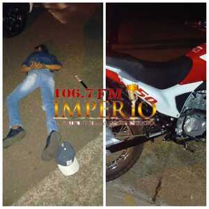 Detienen a un hombre que intentó robar motocicleta a punta de cuchillo en el barrio Guaraní - Radio Imperio 106.7 FM