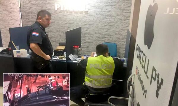 Asaltantes, uno con peluca y otro con traje, roban una veintena de aparatos celulares durante asalto armado – Diario TNPRESS