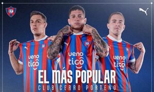 Cerro Porteño presentó su nuevo “manto sagrado”