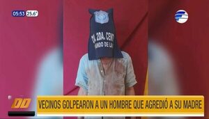 Vecinos golpearon a un hombre que agredió a su madre | Telefuturo