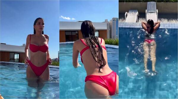 [VIDEO] ¡La chuli de Iván Torres festejó su cumple con un biquinazo!