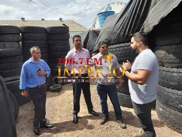 Municipalidad sigue verificando lugares con neumáticos acumulados - Radio Imperio 106.7 FM