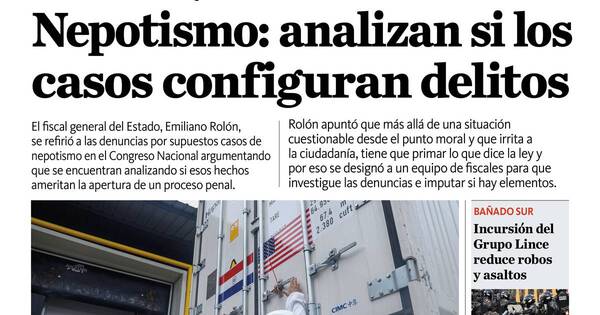 La Nación / LN PM: edición mediodía del 18 de enero