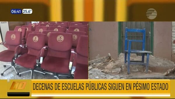 Decenas de escuelas públicas siguen en pésimo estado | Telefuturo