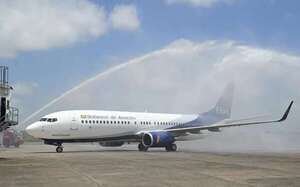 Arribó el primer avión de aerolínea boliviana - Nacionales - ABC Color