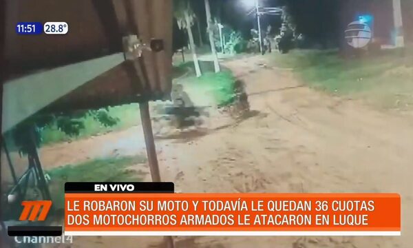 Le robaron la moto y aún le quedan 36 cuotas por pagar | Telefuturo