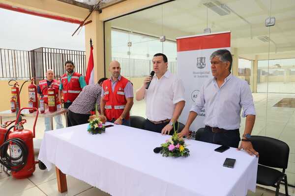 Municipalidad de Asunción realiza capacitación para prevenir incendios
