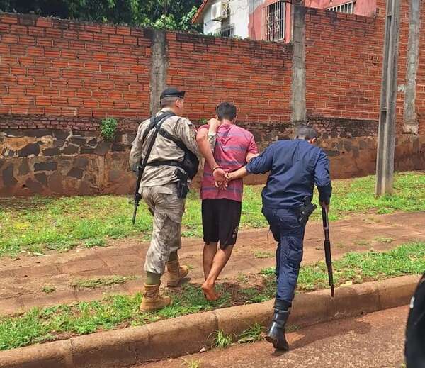 Hombre detenido por tercera vez en 2024 tras asaltar a un cobrador en Cambyretá - Policiales - ABC Color