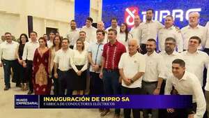 Inauguración de Dipro S.A.: fábrica de conductores eléctricos - Mundo empresarial - ABC Color