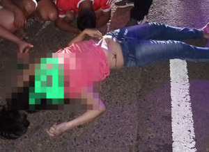 Karai conducía una camionetaza a altísima velocidad y mató a una prójima anga