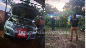 INCAUTAN CAMIONETA QUE HABRÍA SIDO UTILIZADA PARA ASALTAR A EXTRANJEROS EN CARLOS A. LÓPEZ - Itapúa Noticias