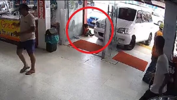 ¡Dionoguarde! De milagro un nenito se salvó de ser aplastado