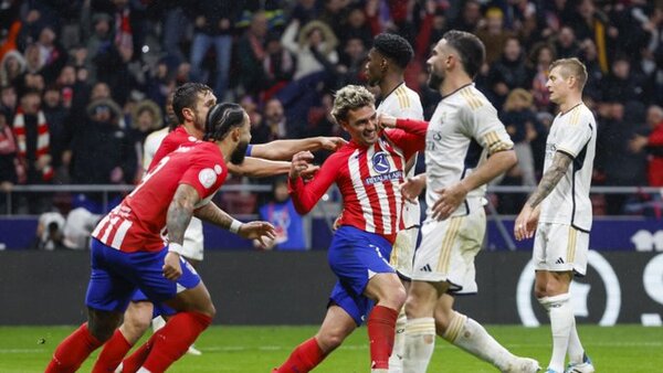 El Atlético derrota a Real Madrid y avanza a cuartos de la Copa del Rey