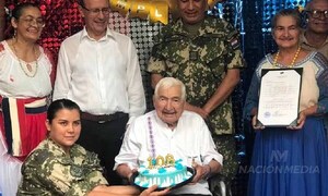 Excombatiente recibe homenaje al cumplir 108 años en Luque – Prensa 5