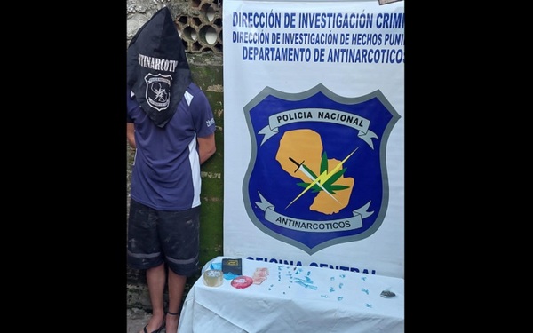 En operativo fiscal aprehenden a menor de 16 años con varias dosis de cocaína y marihuana