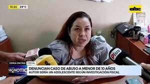 Video: denuncian caso de abuso a menor de 10 años - ABC Noticias - ABC Color