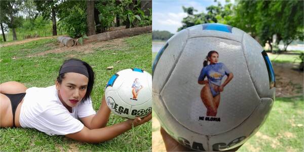 ¡En pelotas! Modelo paraguaya lanza su línea de pelotas