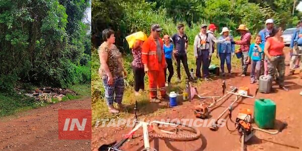 VECINOS DEL BARRIO SANTO DOMINGO FOCEM REALIZARON IMPORTANTE MINGA AMBIENTAL - Itapúa Noticias