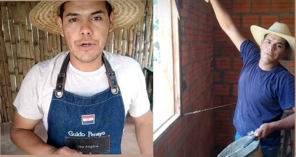 "Che Angirû" construye para su rancho: "Acá sí ya podré recibirles"