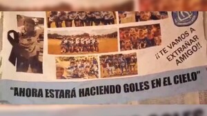 Foto de futbolista fallecido “suda” y su madre considera que es un mensaje de Dios