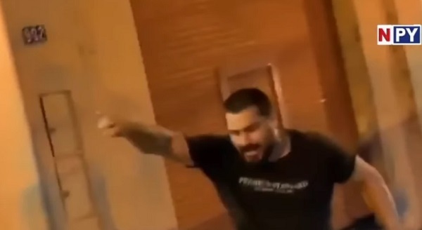 Conductor agrede a chofer de bus en calle Colón de Asunción