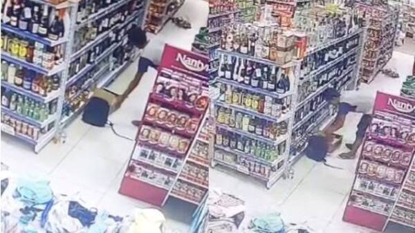 [VIDEO] Graban cómo robó billetera en un supermercado