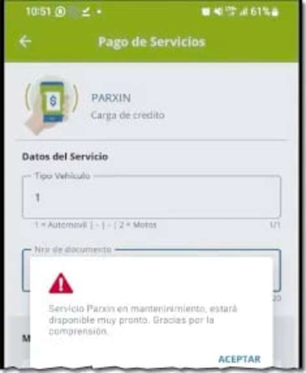 Estacionamiento tarifado: este lunes vence plazo de Parxin para reparar fallas en su app - Nacionales - ABC Color