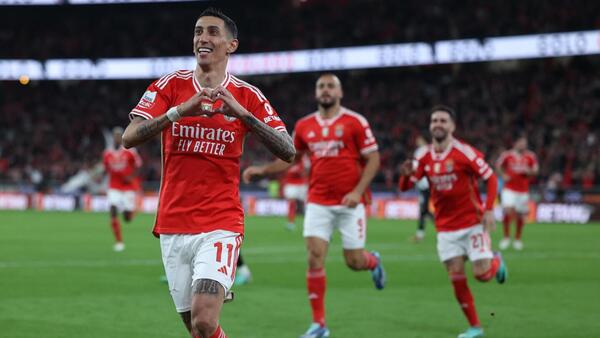 Ángel Di María asegura la victoria del Benfica sobre el Boavista