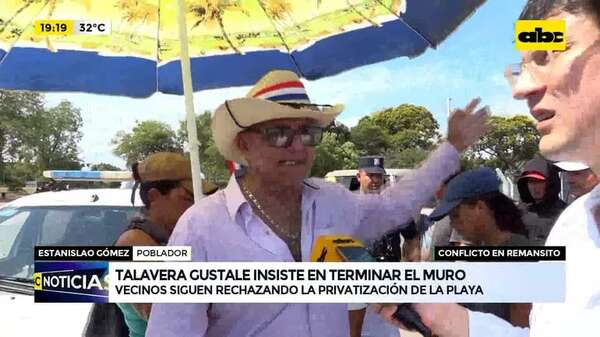 Muro en Remansito: Guillermo Talavera Gustale genera conflicto con los vecinos - ABC Noticias - ABC Color