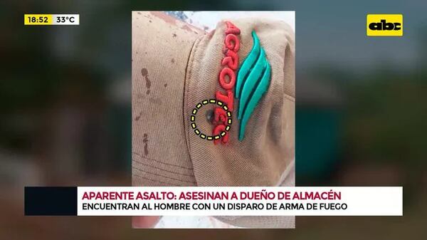 Aparente asalto: dueño de almacén es asesinado en Amambay - Crimen y castigo - ABC Color