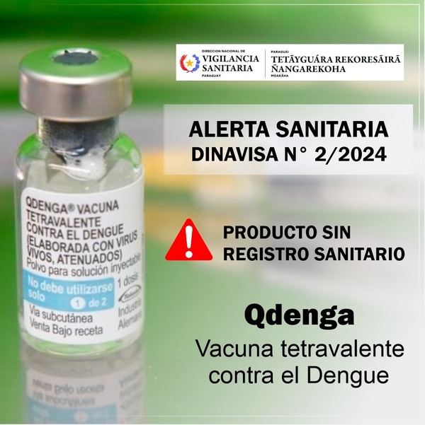Dinavisa denuncia venta de vacuna contra el dengue por carecer de registro - ADN Digital
