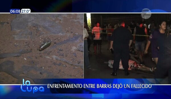 Enfrentamiento entre barras dejó un fallecido en Ñemby | Telefuturo