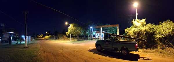 Iluminan avenida de la ciudad de Villarrica - .::Agencia IP::.