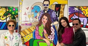 El increíble regalo que le hicieron a Nadia Ferreira y Marc Anthony - EPA